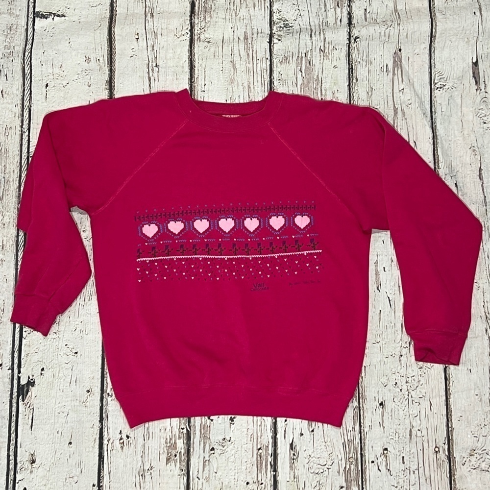 Vintage 80s Vail Colorado Vacation Destination Tourism 1980s Sweatshirt